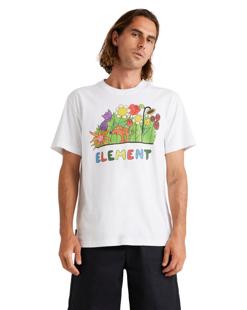 Mannequin portant le T-shirt Element Sniffing the Flowers vue de face