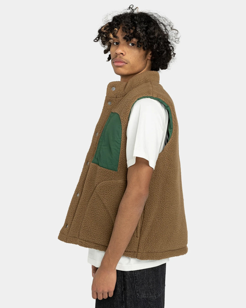 Element Trekka Vest Sherpa (Dark Green)