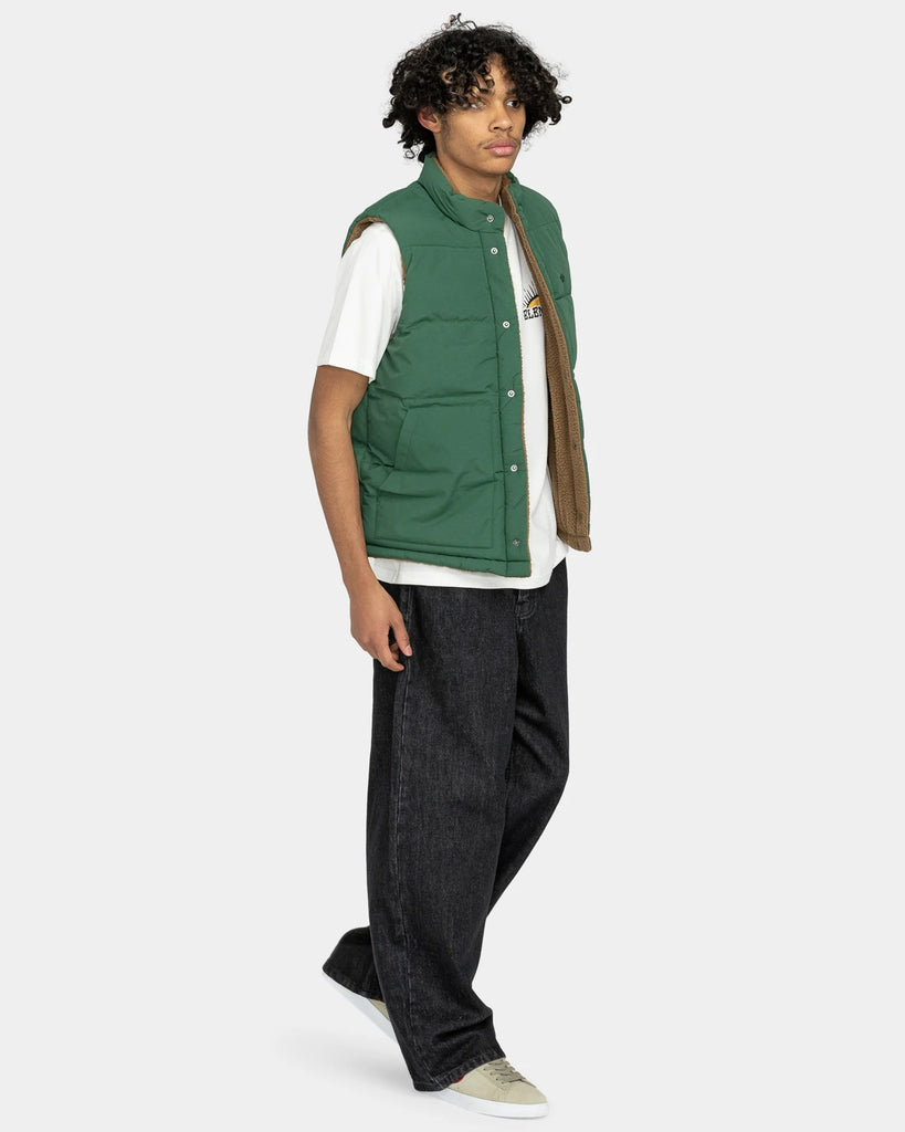 Element Trekka Vest Sherpa (Dark Green)