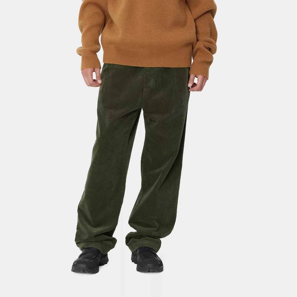 Mannequin portant le Carhartt WIP Floyd Pant Office Green vue sur les jambes de face