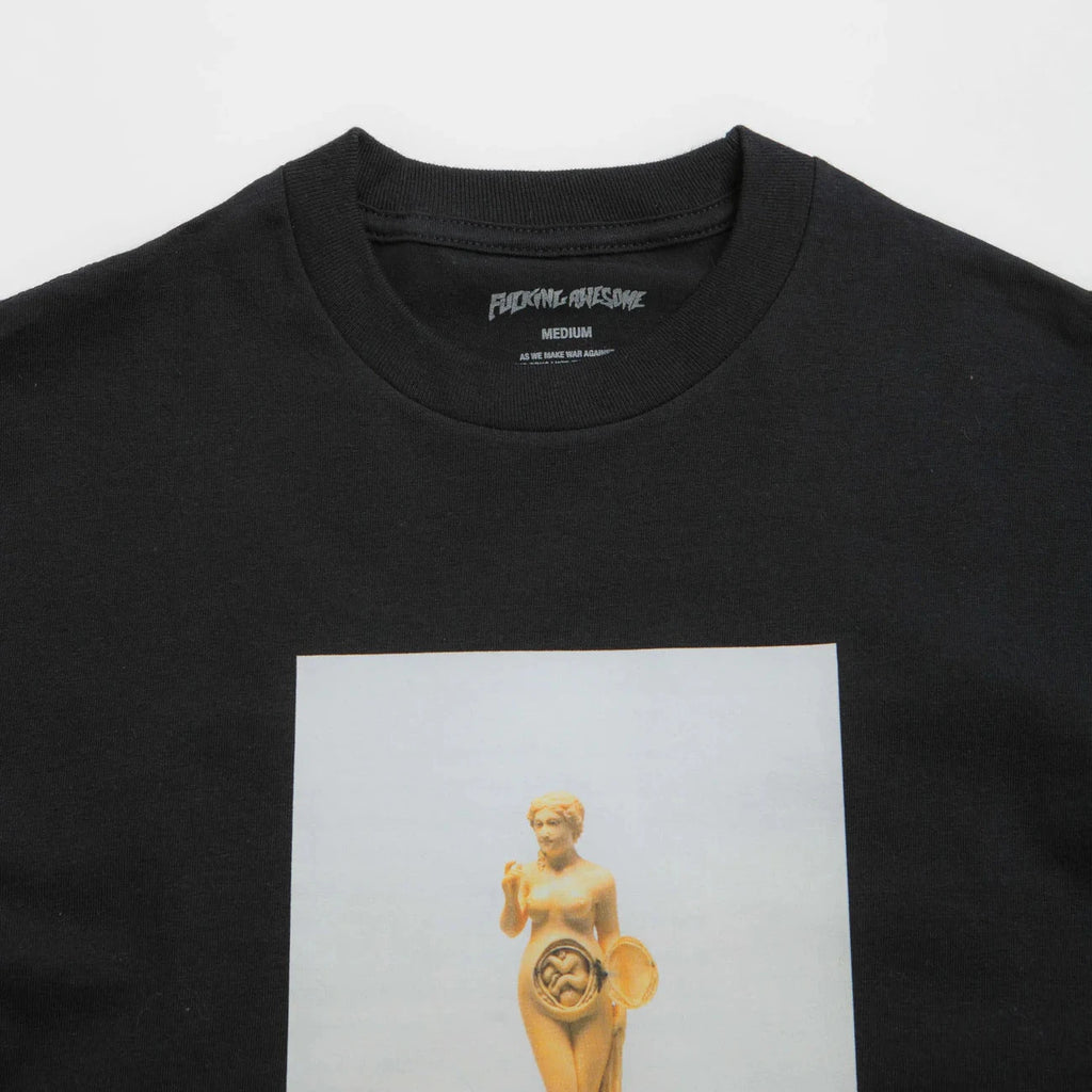Fucking Awesome Statue t-shirt Black zoom sur le le haut