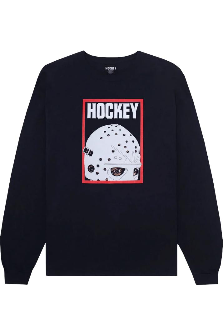 Hockey Skateboards Half Mask L/S (Black)