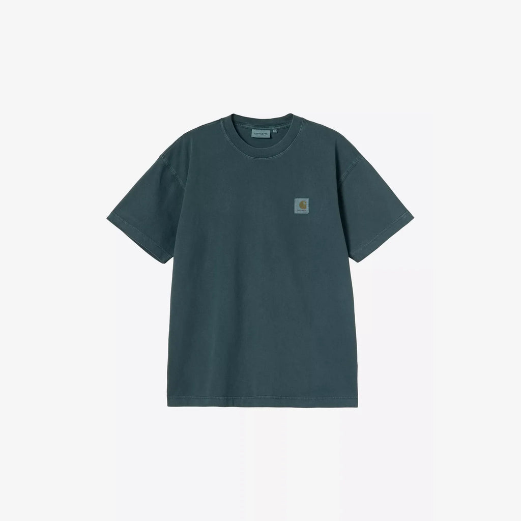 T-shirt Vista Carhartt WIP – coton 230 g loose fit teint en pièce – skateshop Mons - vu de face