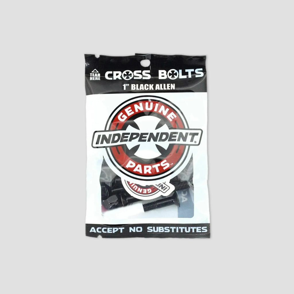 Independent Bolts Allen skateboard hardware black