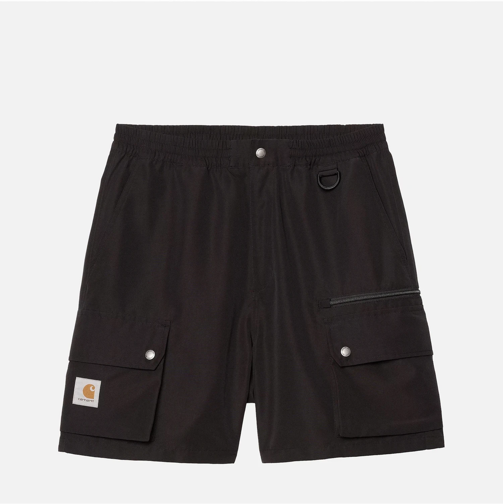 Carhartt wip irwin short black vu de face