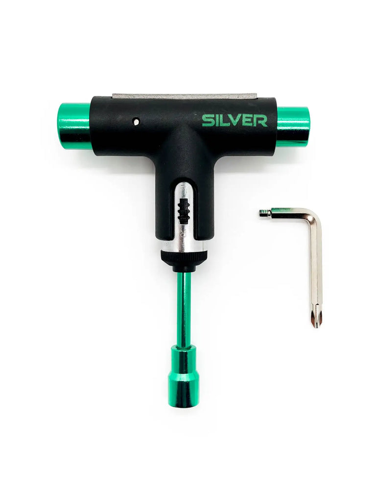 Silver T-Tool Premium (Black/Green)