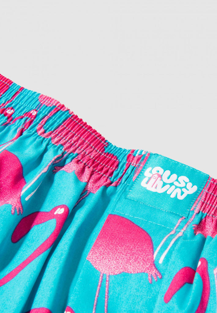 Lousy Livin Underwear Flamingo (Turquoise)