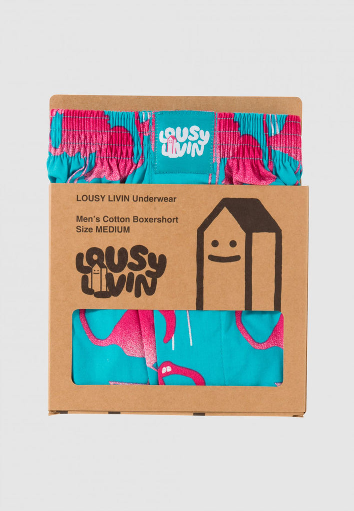 Lousy Livin Underwear Flamingo (Turquoise)