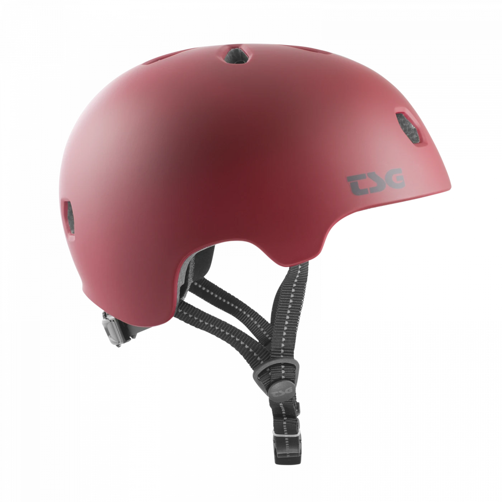 TSG Meta Solid Color Helmet (Satin Oxblood)