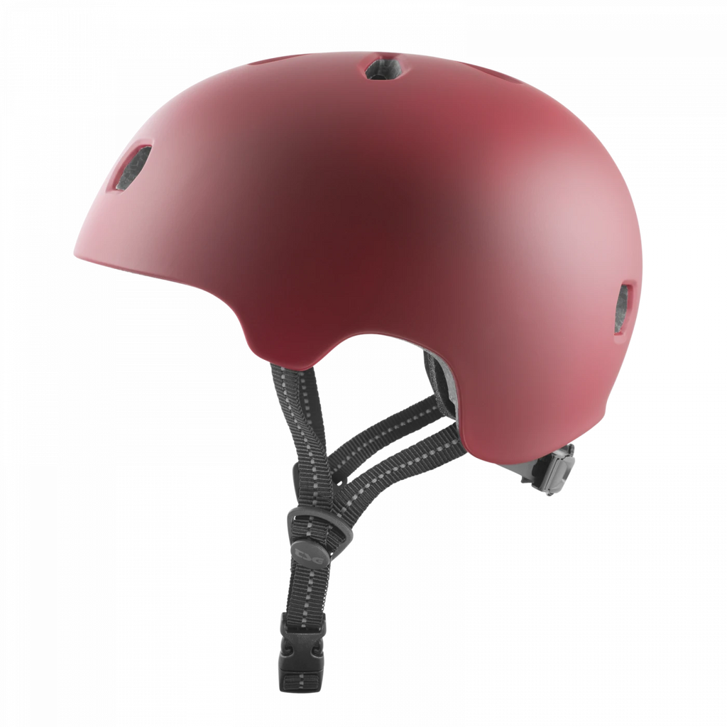 TSG Meta Solid Color Helmet (Satin Oxblood)