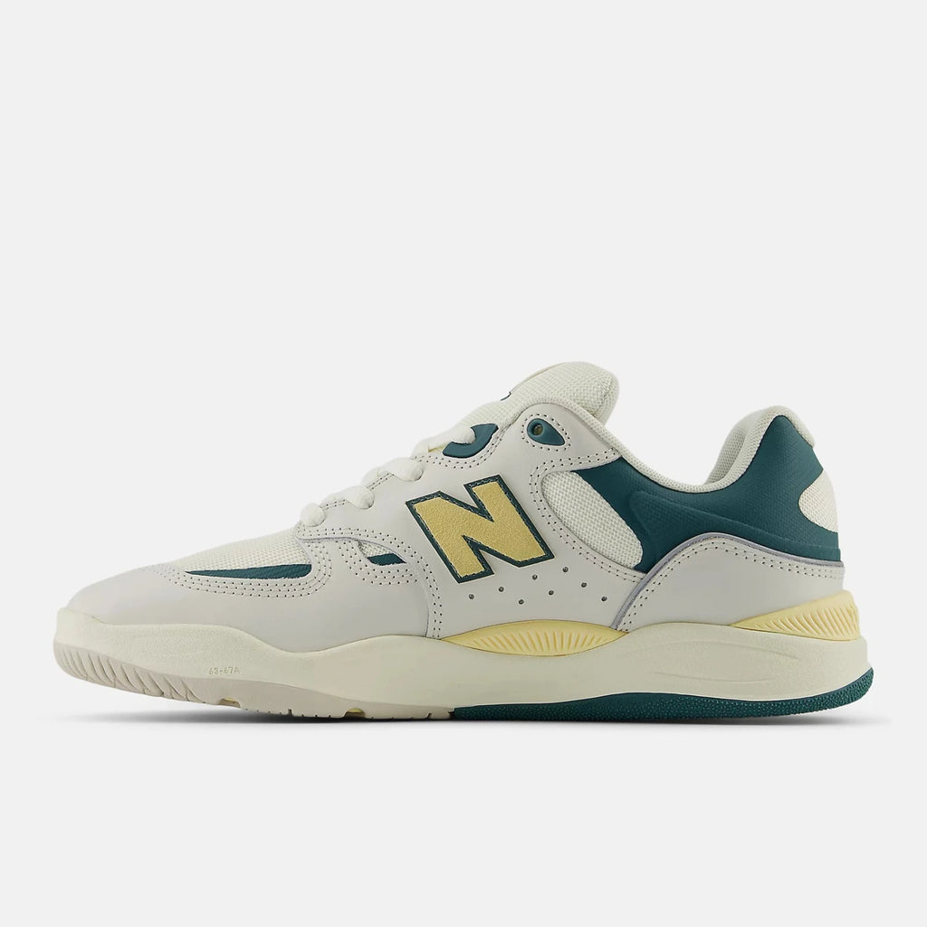 Chaussures New Balance Numeric 1010 Tiago Lemos New Spruce White vue de profil intérieur