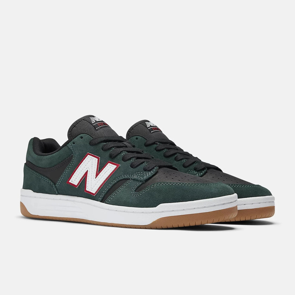 New balance x Jamie Foy Forest Green Black vues de 3/4 face extérieur