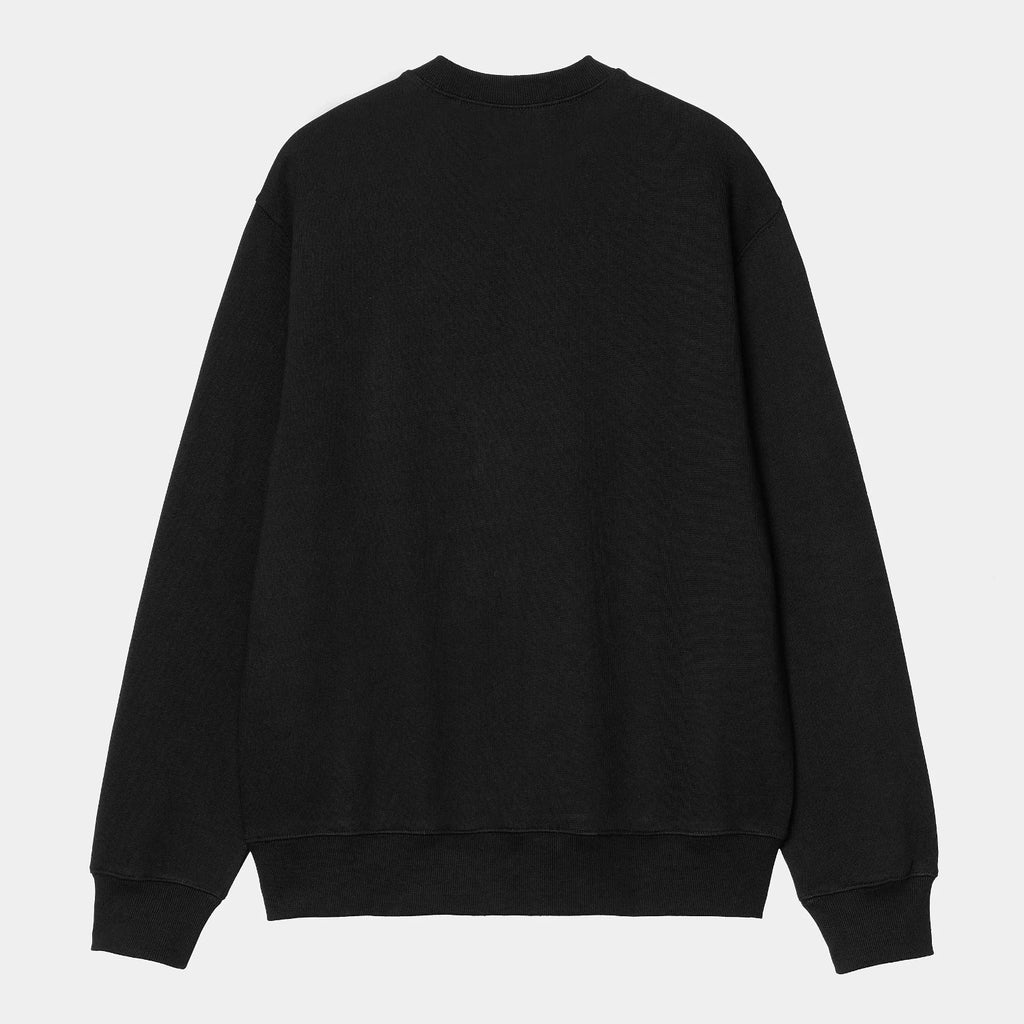 Pull Carhartt WIP Rivet Script Sweat Black vu de dos