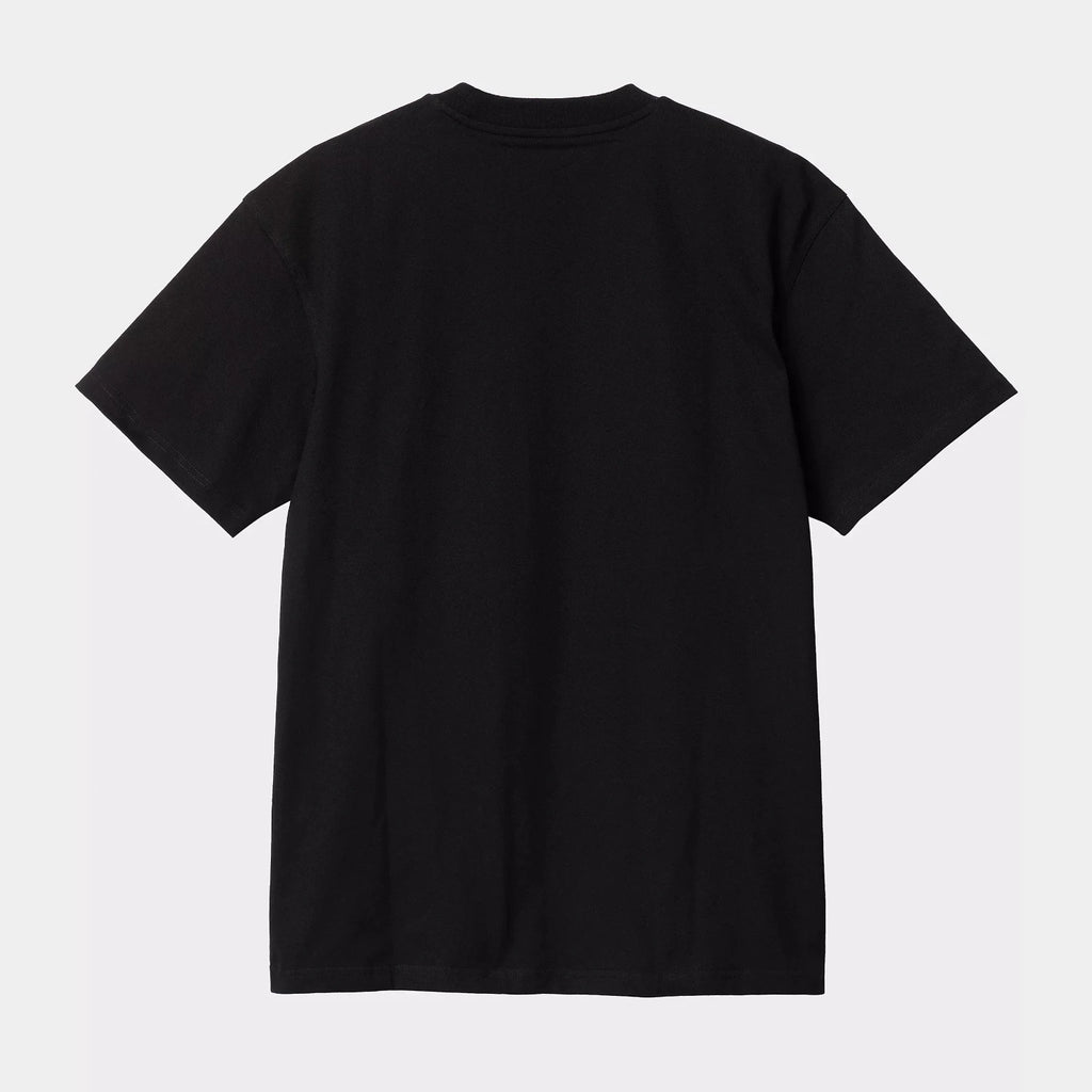 Carhartt WIP S/S american Script T-shirt Black vu de dos