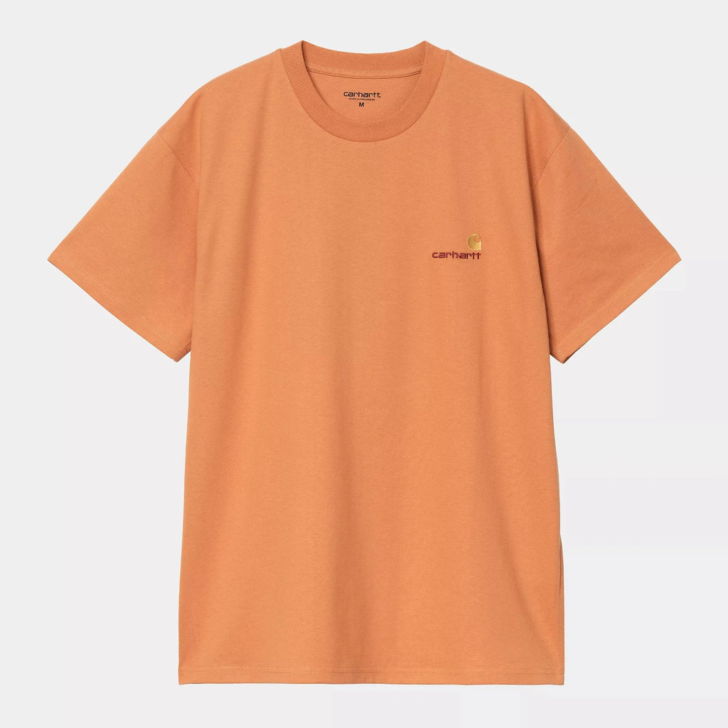 S/S American Script T-shirt Redhaven Carhartt WIP vu de face