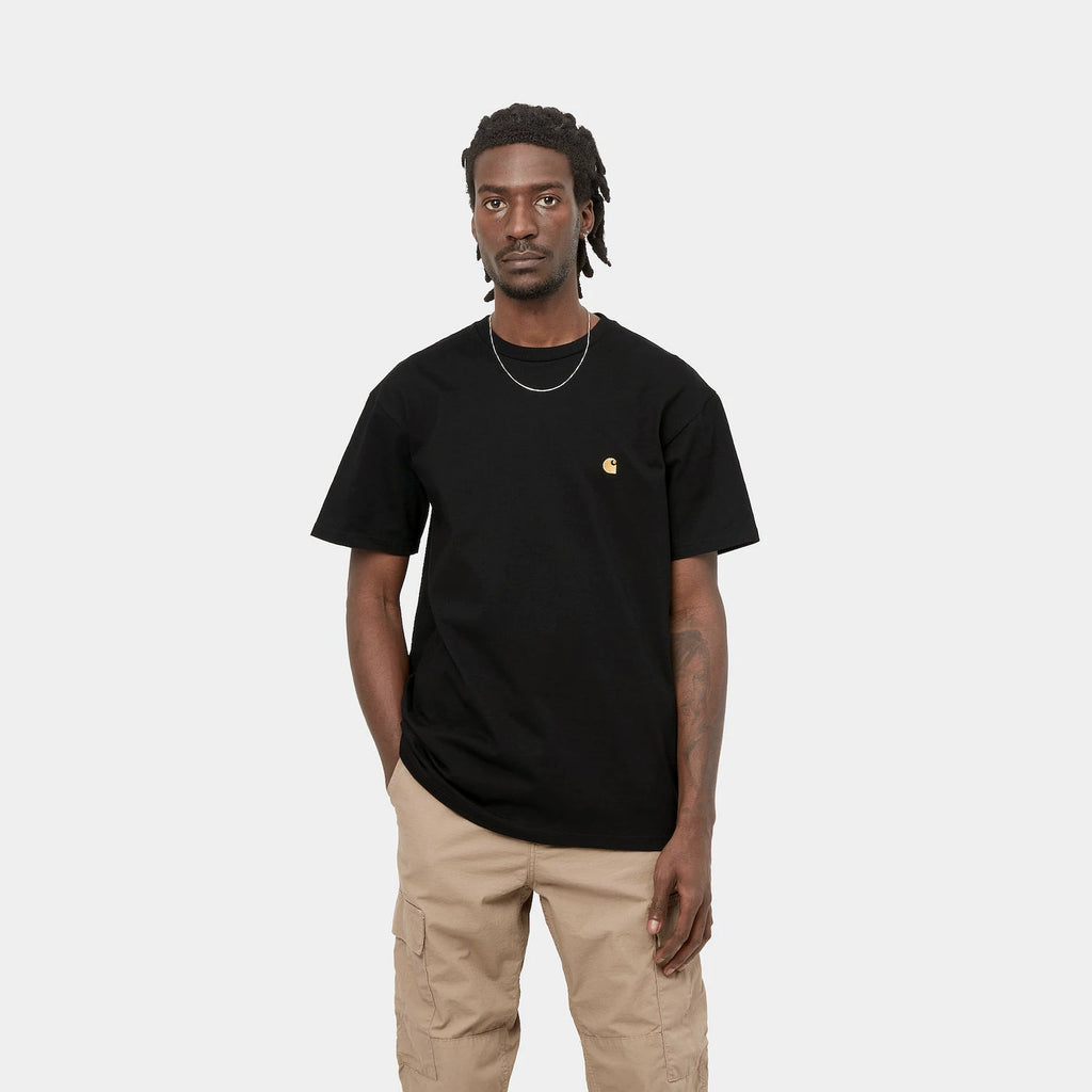 Carhartt WIP S/S Chase T-Shirt (Black/Gold)