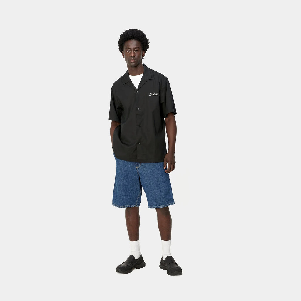 Carhartt WIP S/S Delray Shirt (Black/Wax)