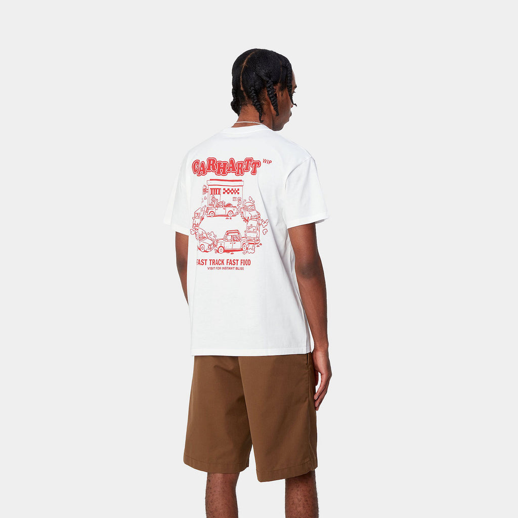 Carhartt WIP S/S Food T-Shirt (White/Red)