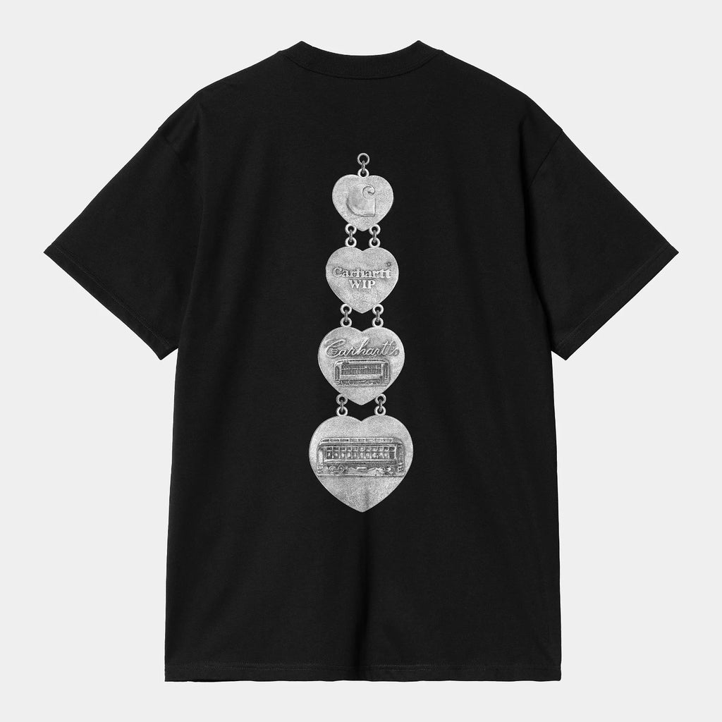 Carhartt WIP S/S Hart Chain T-shirt Black vu de dos
