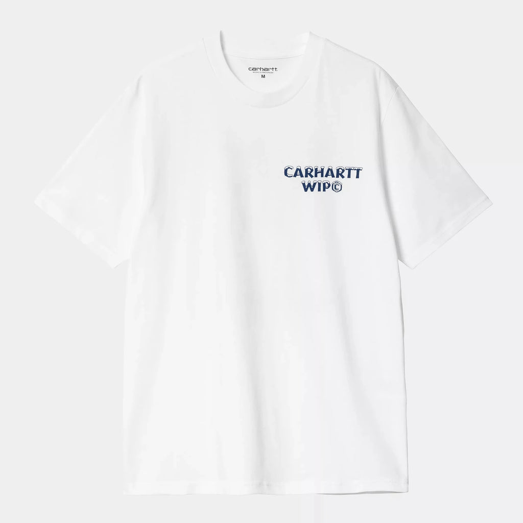 T-shirt Carhartt WIP Ice White vu de face