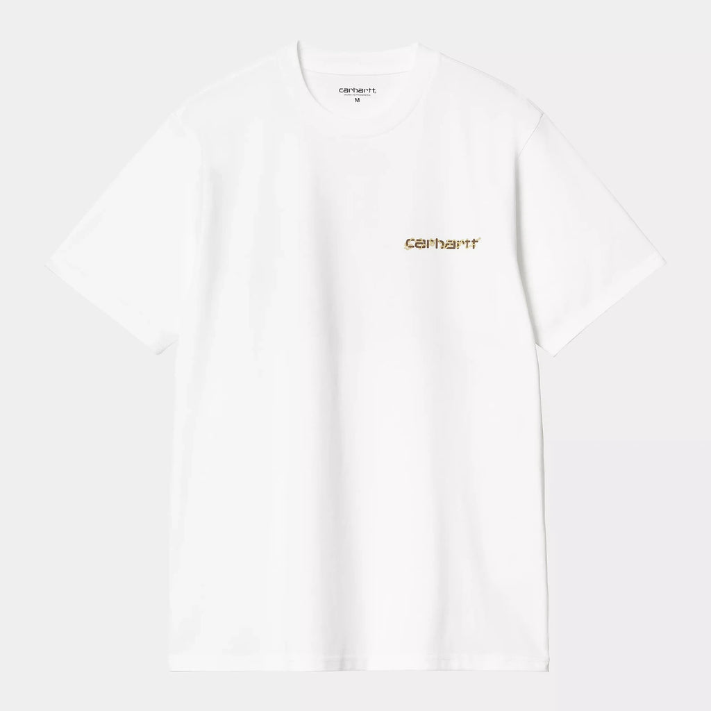 Carhartt WIP T-shirt Noodle Soup White vue de face