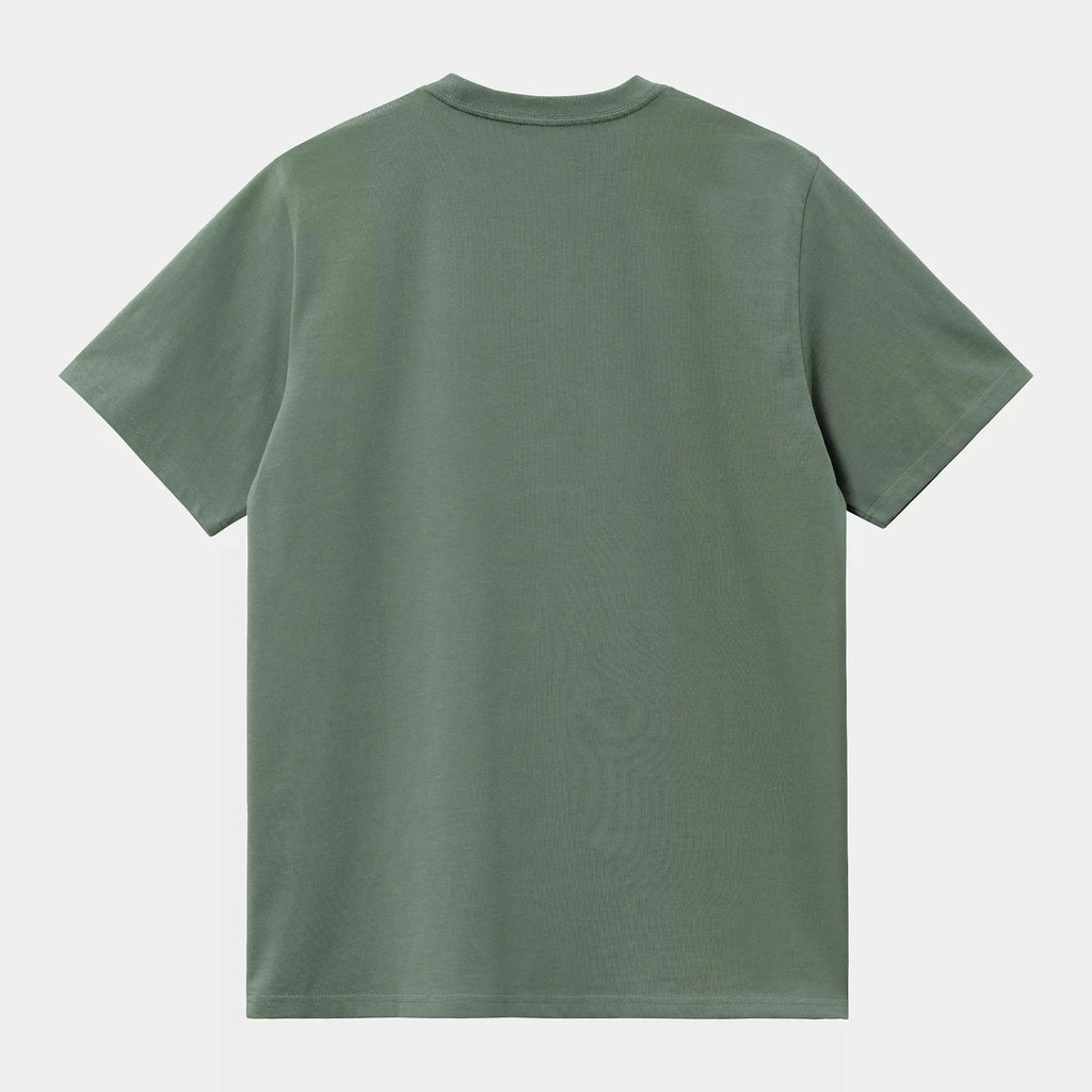 T-shirt Carhartt WIP Pocket Duck Green vu de dos