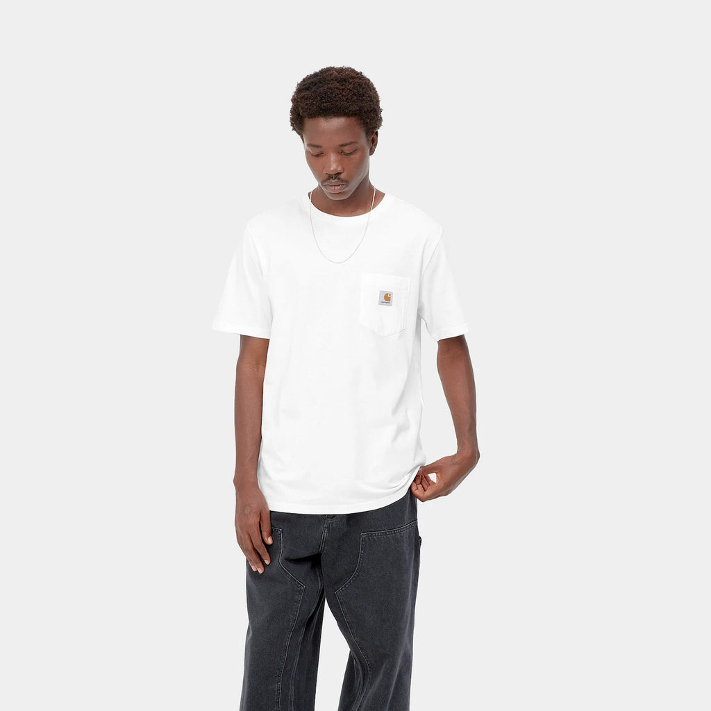 Carhartt WIP S/S Pocket T-Shirt (White)