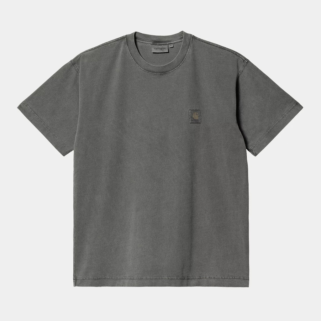 T-shirt Carhartt WIP Vista Graphite Garment Dyed vue de face