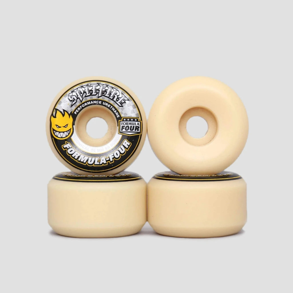 Spitfire Wheels 56mm full conical formula four 99du vues de face, de profil, et de dos par set de 4
