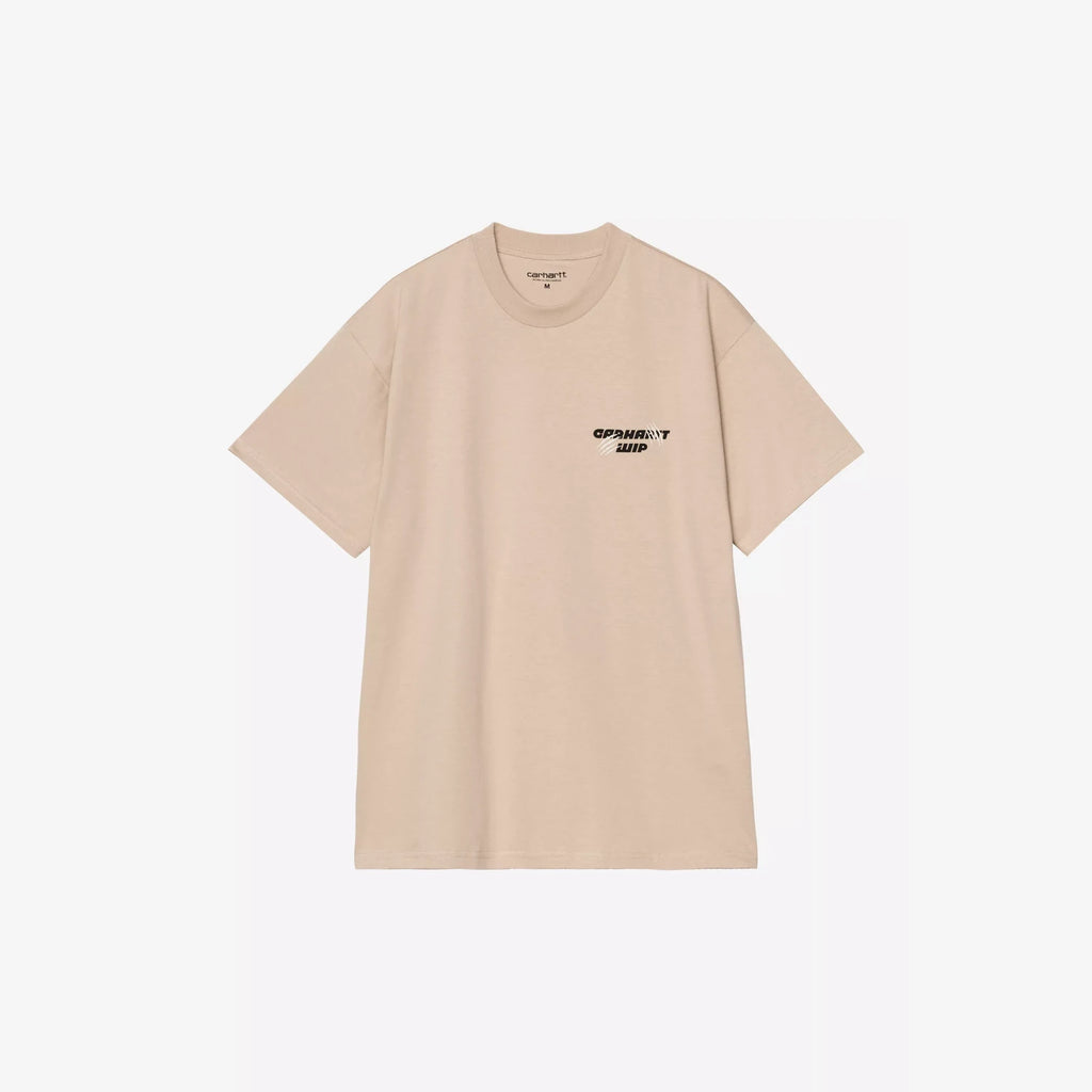 Carhartt WIP T-shirt Wiptopia Wall coton bio coupe loose imprimés graphiques – skateshop Mons. Vu de face