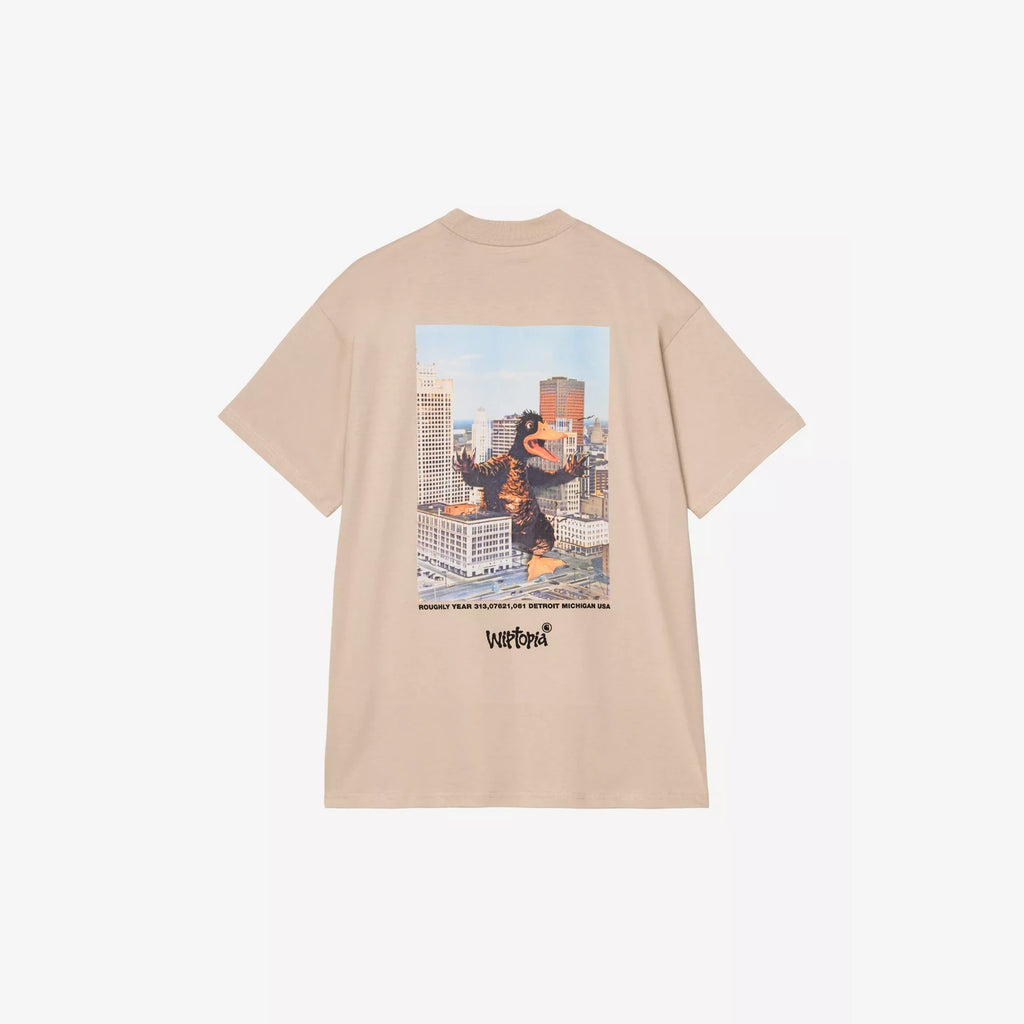Carhartt WIP T-shirt Wiptopia Wall coton bio coupe loose imprimés graphiques – skateshop Mons. Vu de dos