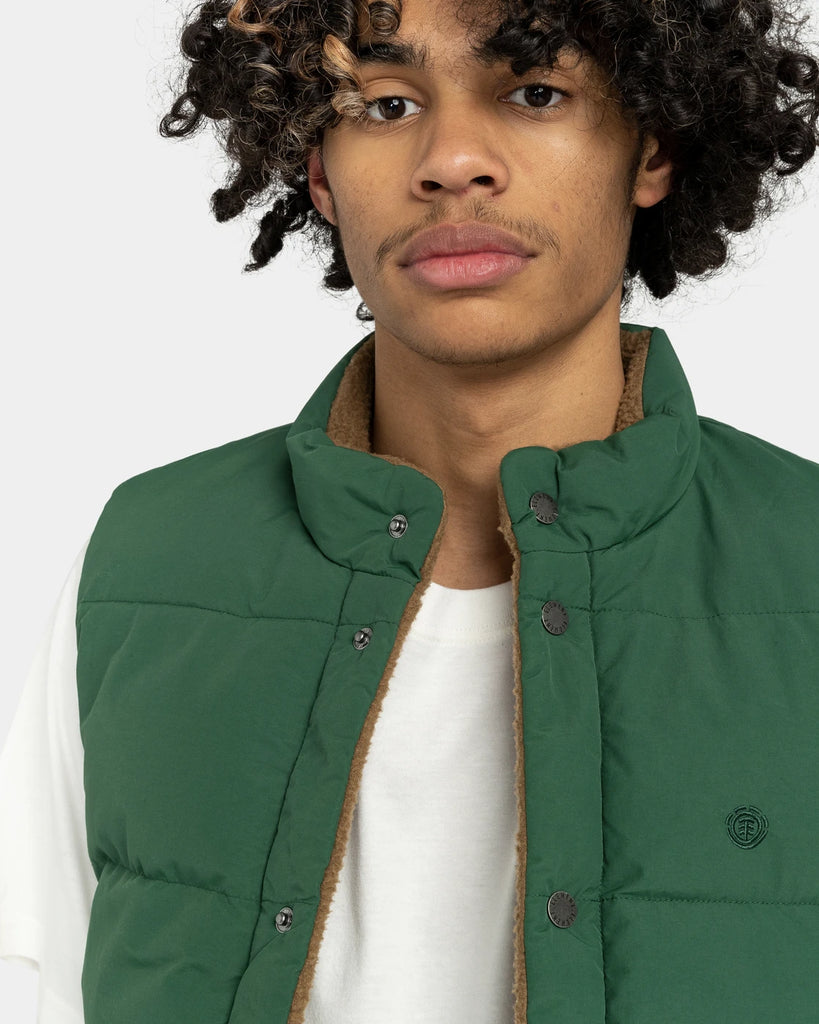 Element Trekka Vest Sherpa (Dark Green)