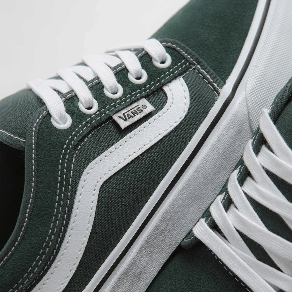 Chaussures Vans Chukka Low Green Sables zoom sur le côté de la chaussure