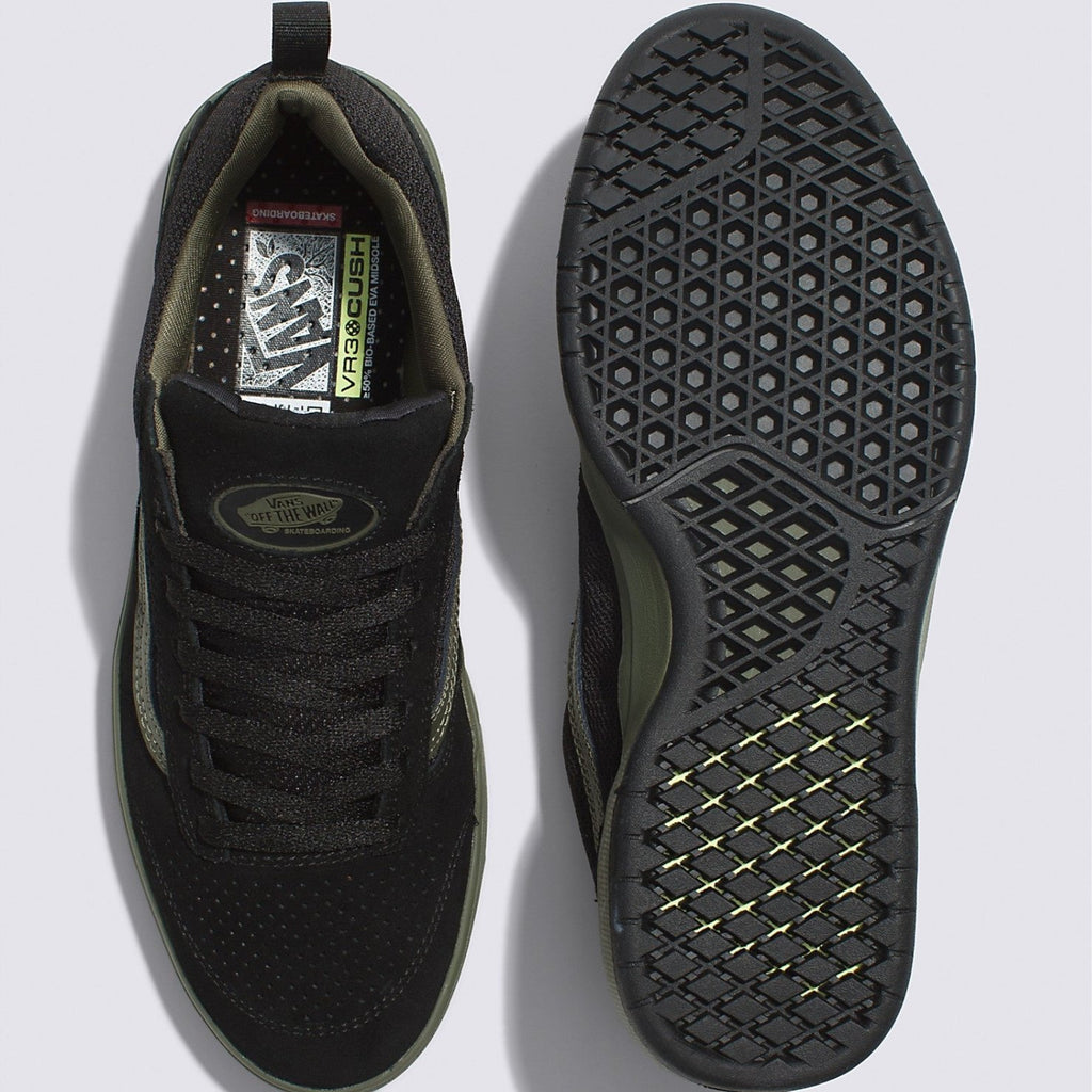 Paire de chaussures Vans Zahba Fatigue Black vue du haut