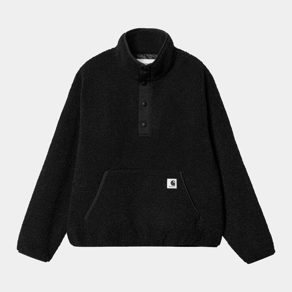 Pull pour fille Carhartt WIP W' Elliot High Neck Liner (Black/Black) vue de face