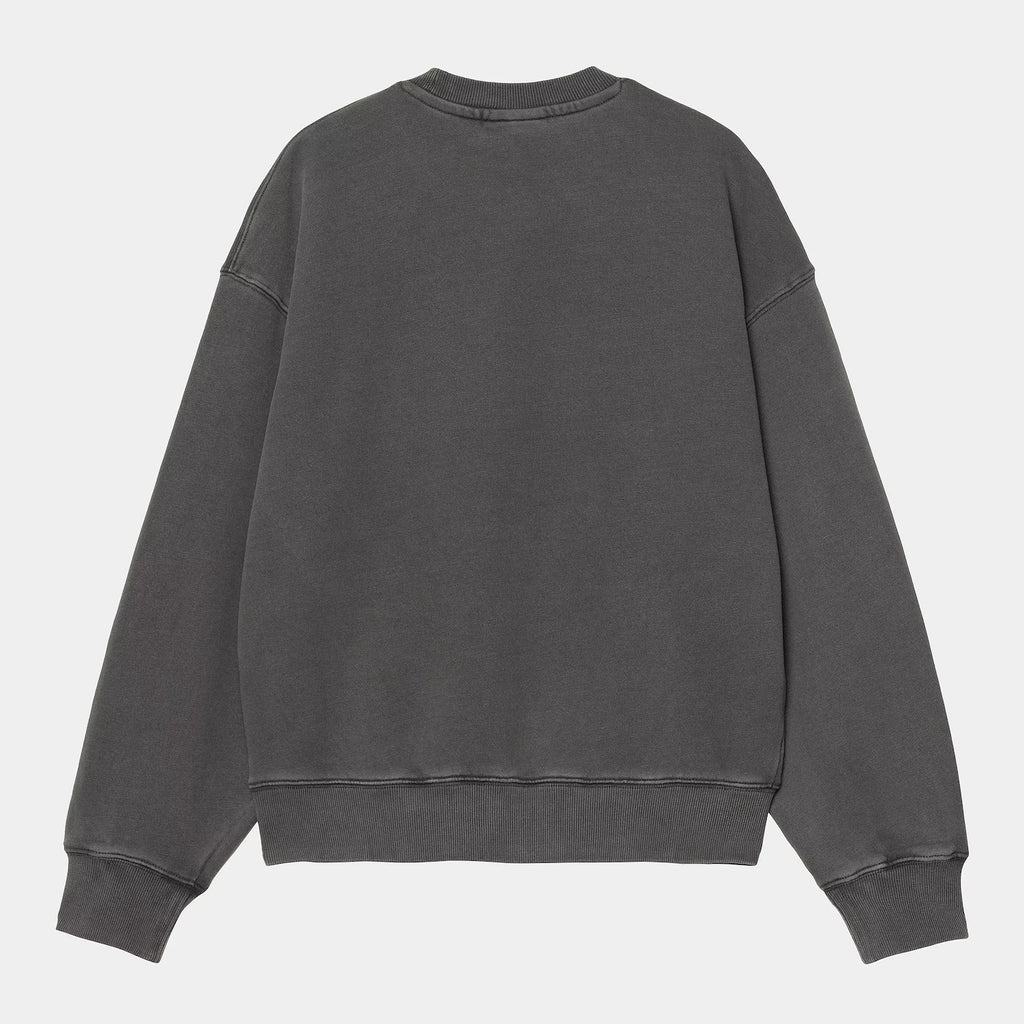 Pull pour fille Carhartt WIP Nelson Graphite vue de dos