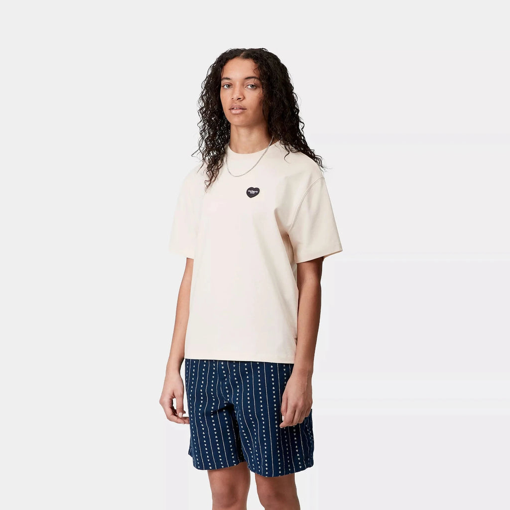 S/S W' Ingo T-shirt Undyed Carhartt WIP vu de face porté par un mannequin