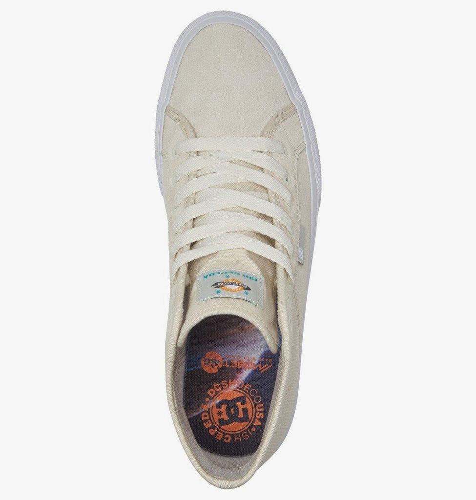 DC Shoes Manual Hi Ish Cepeda (White/Orange)