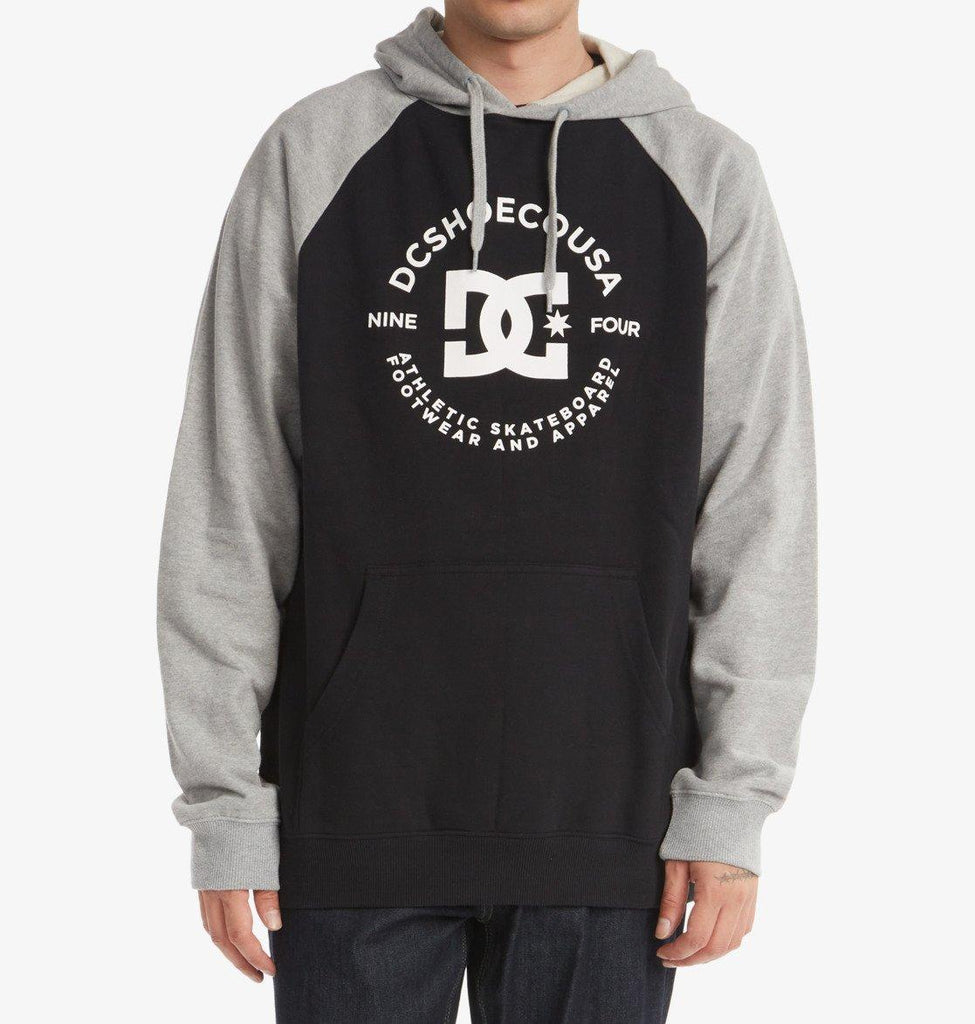 DC SHOES STAR PILOT SWEATSHIRT ENFANT (BLACK/GREY HEATHER)