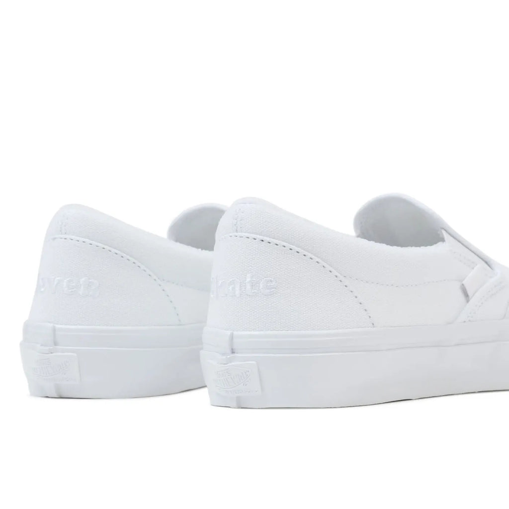 Vans x Lovenskate Skate Slip on shoes (White/White)