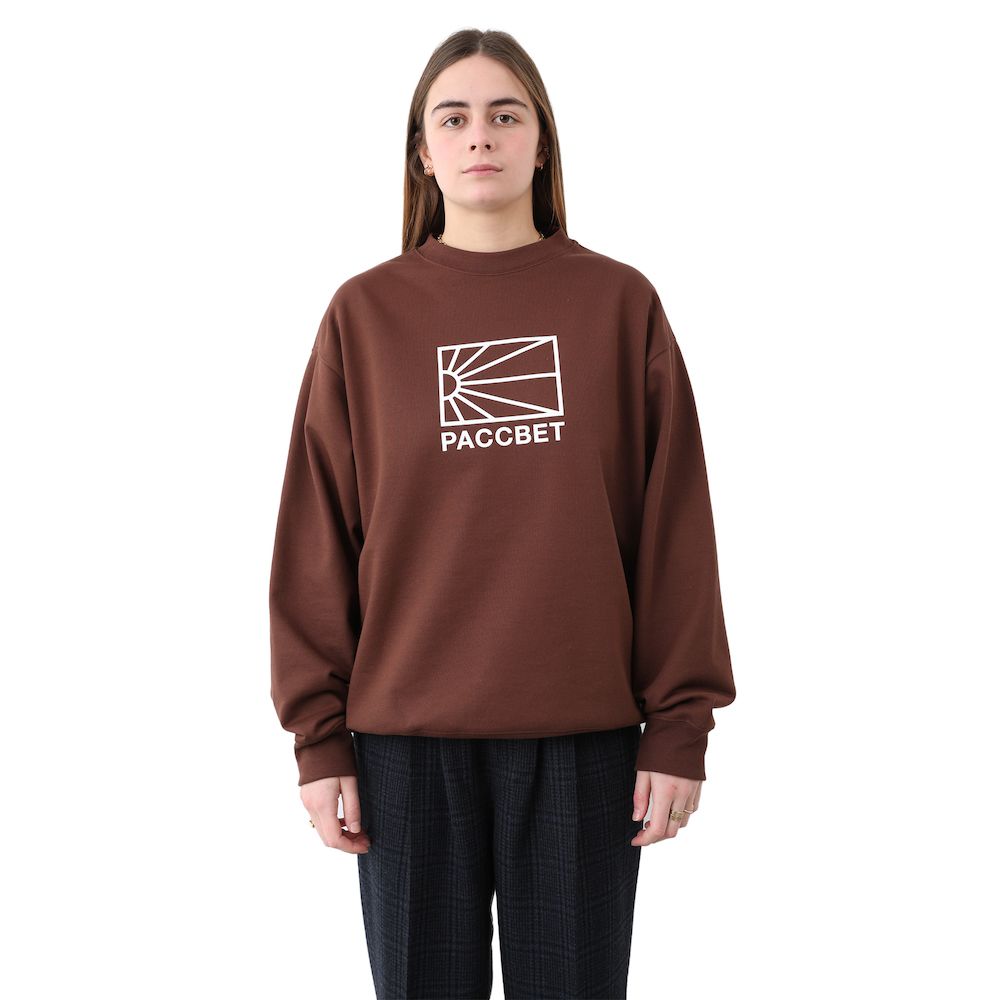 Rassvet (PACCBET) Men Big Logo Sweatshirt (Brown)