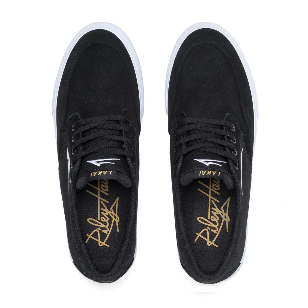 Lakai Riley 3 Skate Shoes (Black)