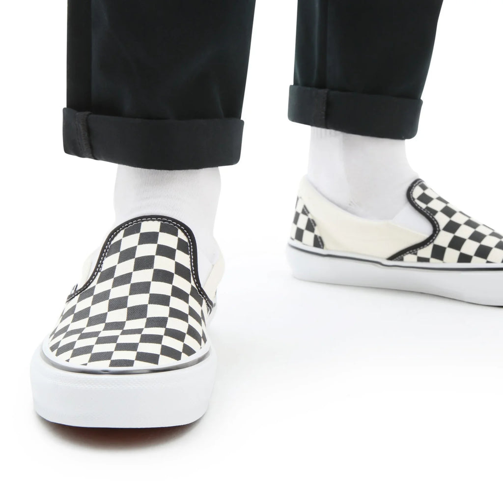 Vans Skate Slip-On Checkerboard (Noir/Off)