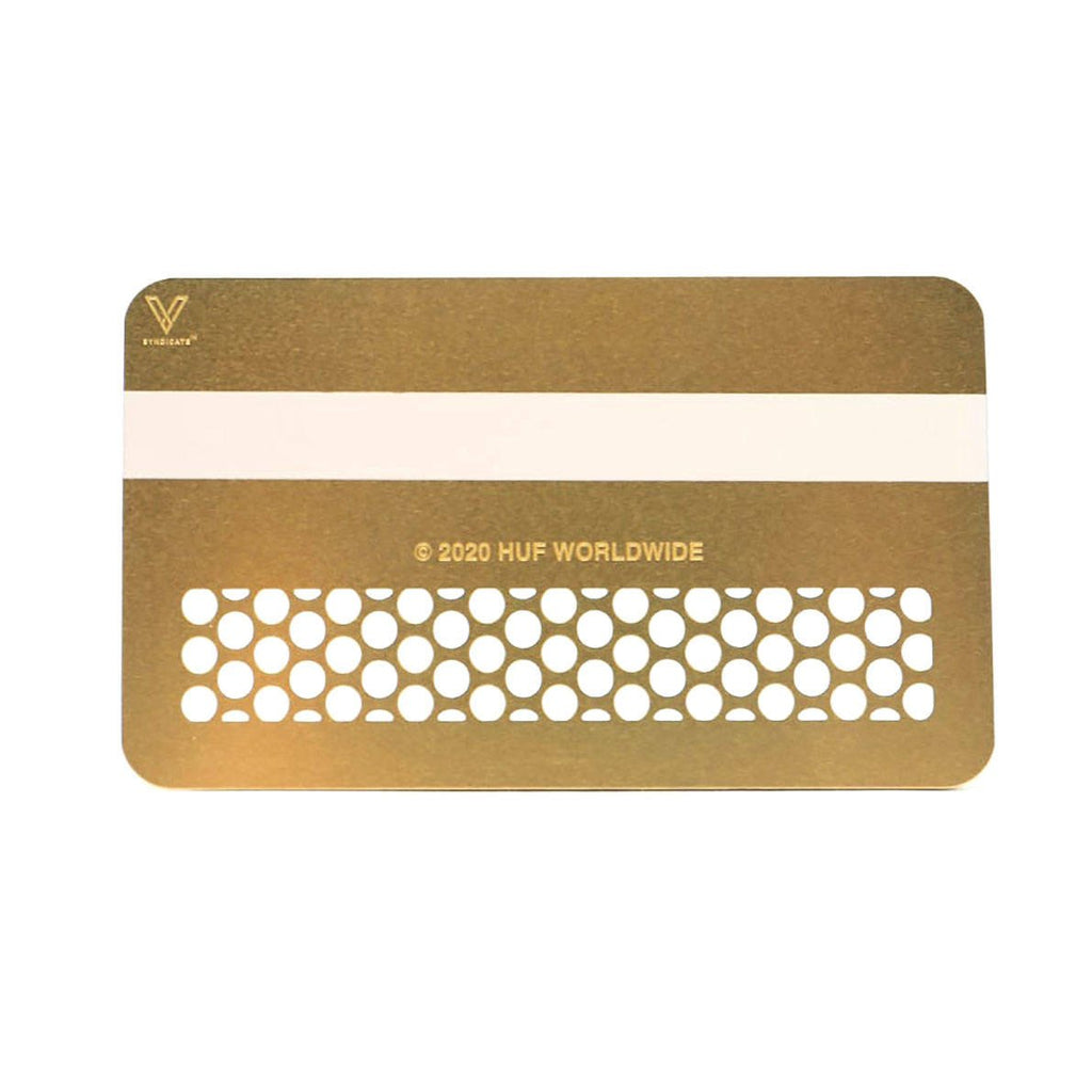 HUF Card Shredder (Gold)