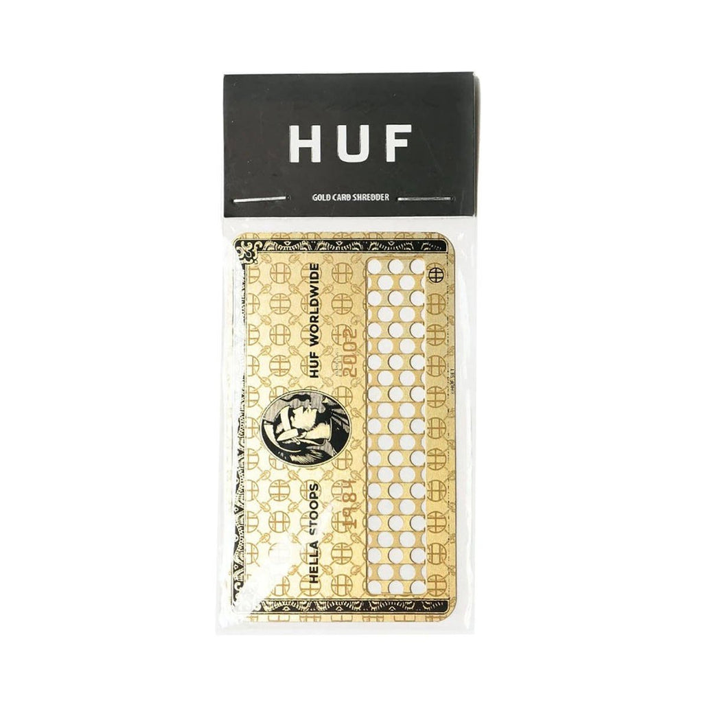 HUF Card Shredder (Gold)