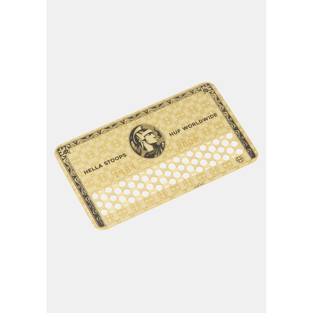 HUF Card Shredder (Gold)