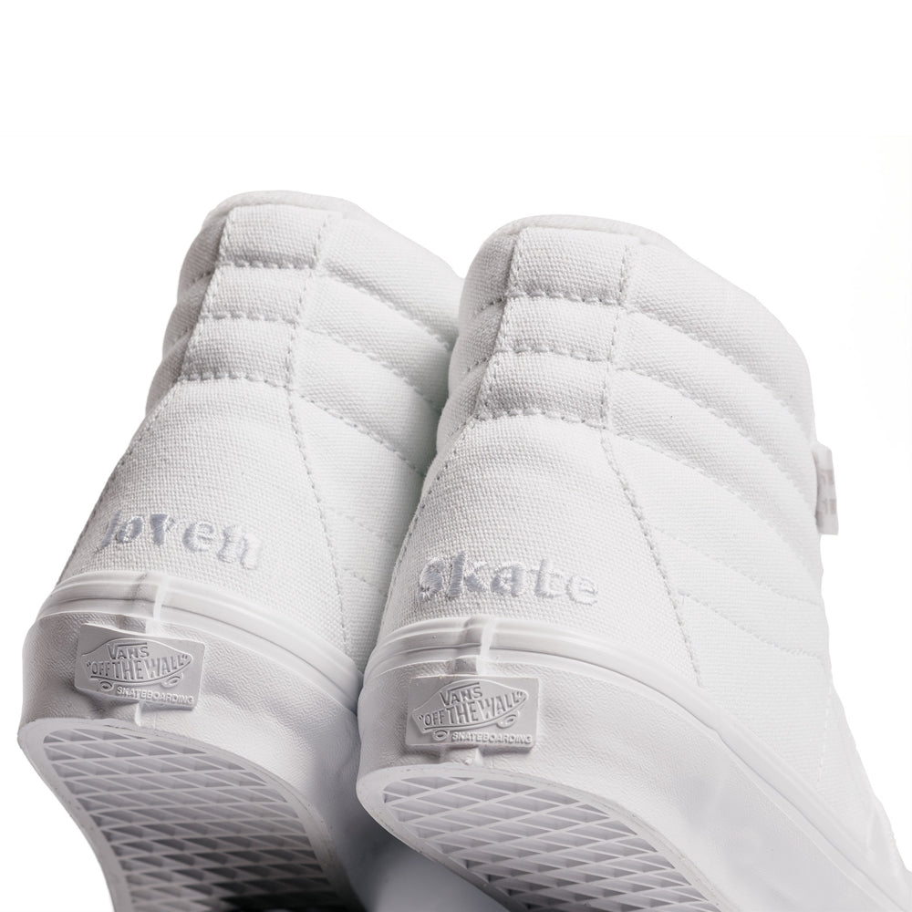 Vans x Lovenskate Skate Sk8-Hi shoes (White/White)
