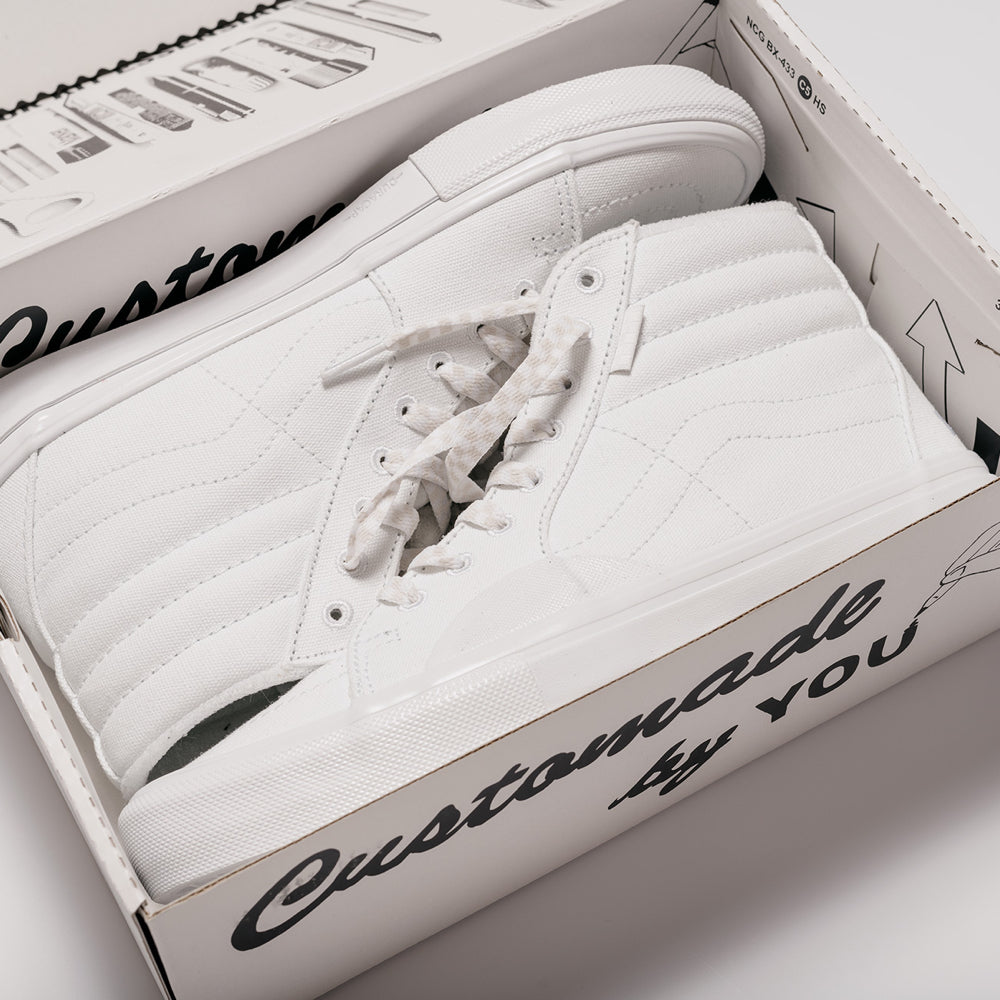 Vans x Lovenskate Skate Sk8-Hi shoes (White/White)