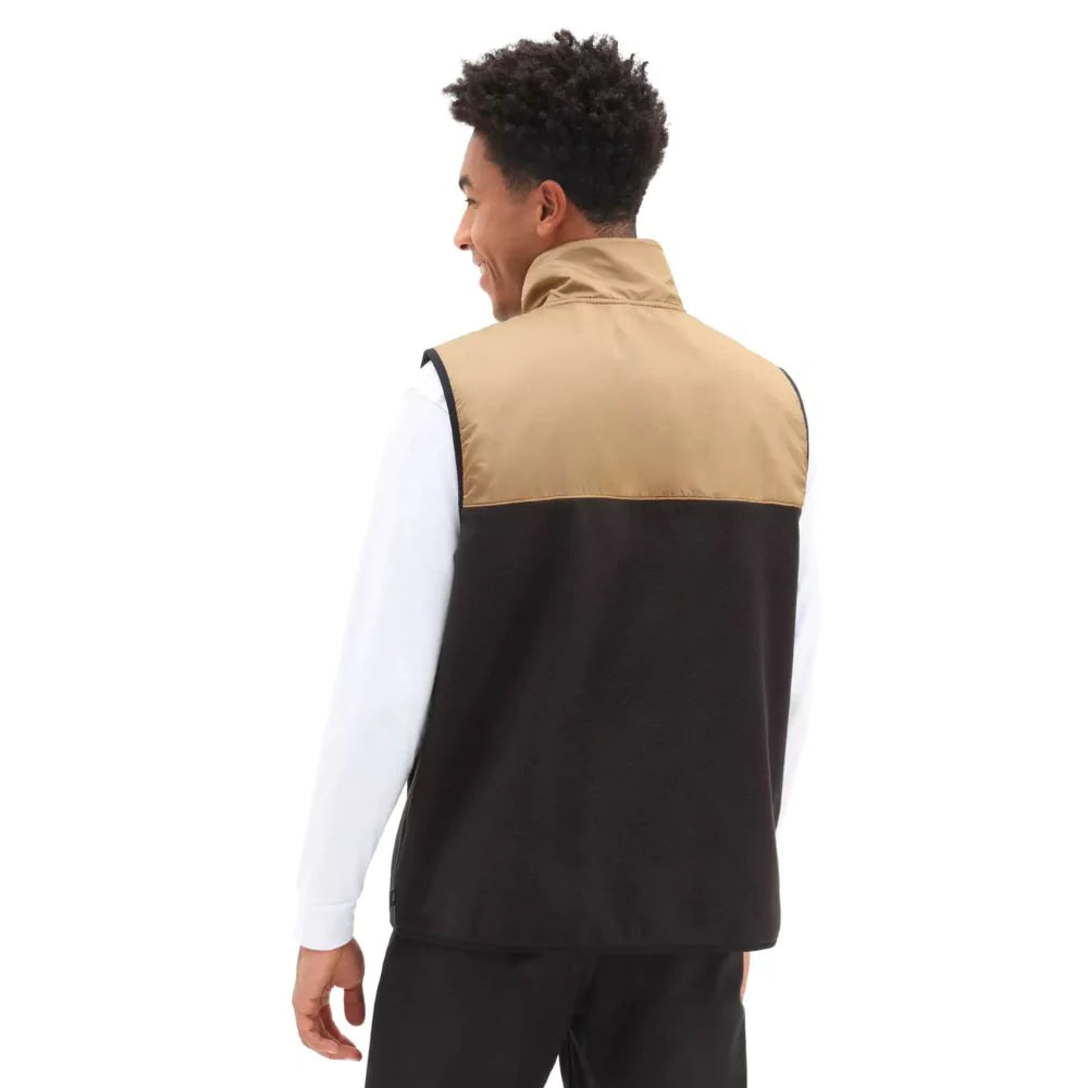 Vans Thatcher Vest Polar Cardigan (Black/Brown)