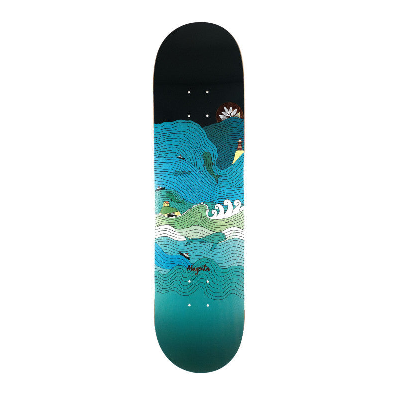Magenta Sea One Off Skateboard Deck (8.125")
